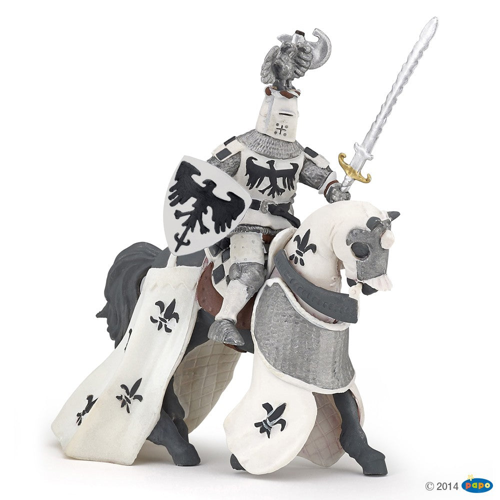papo-medieval-wei-er-ritter-figur-mit-wappen image 3