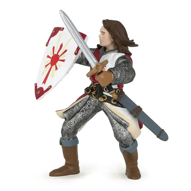 papo-medieval-lancelot-figur-ritter-rot image 1