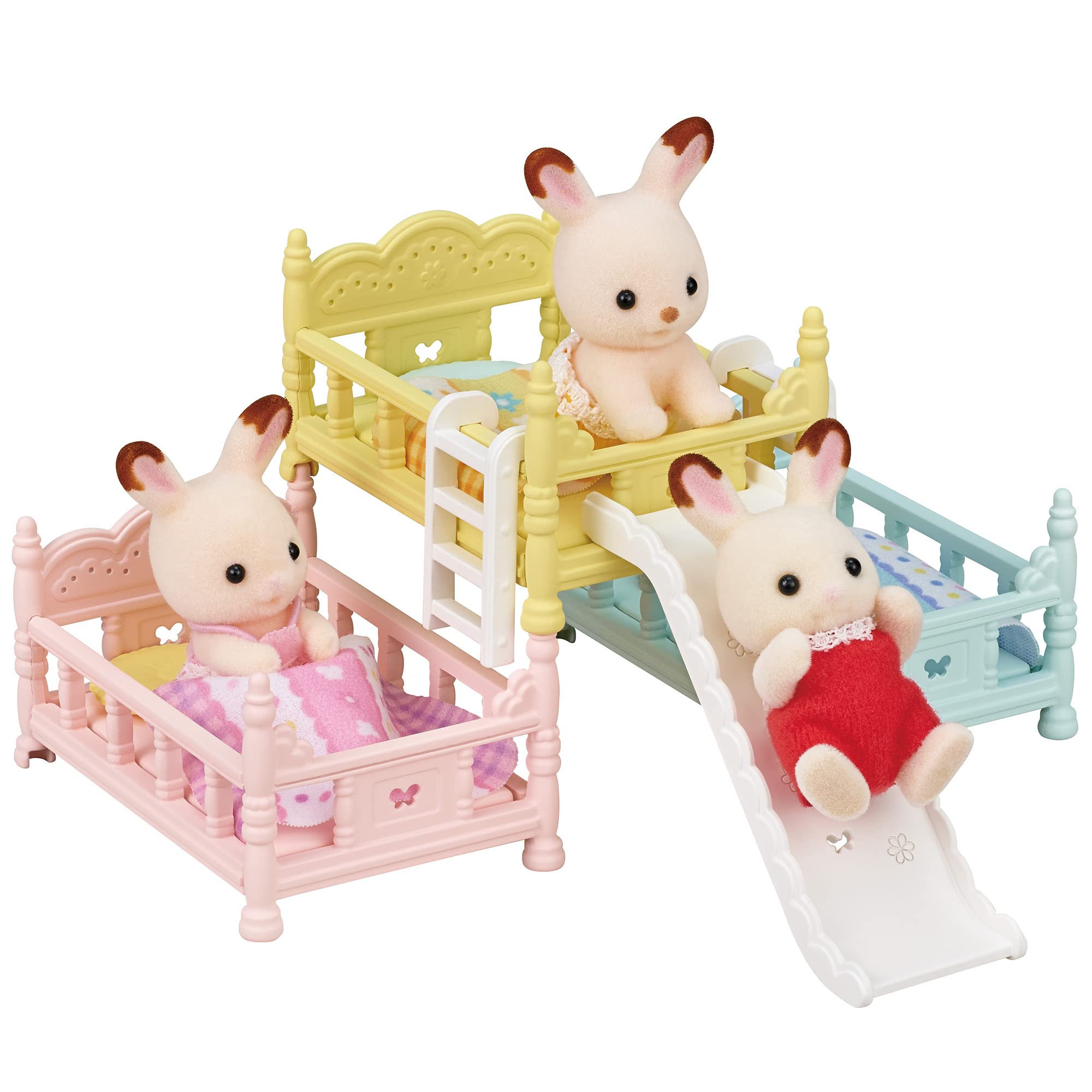 sylvanian-families-baby-5741-babyhochbett-puppenhaus-3-betten image 5