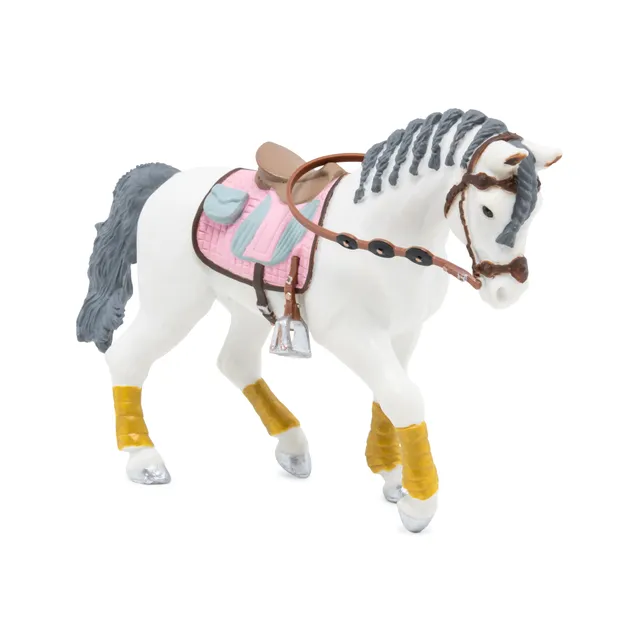 papo-horses-reitpferd-figur-geflochtene-m-hne image 1