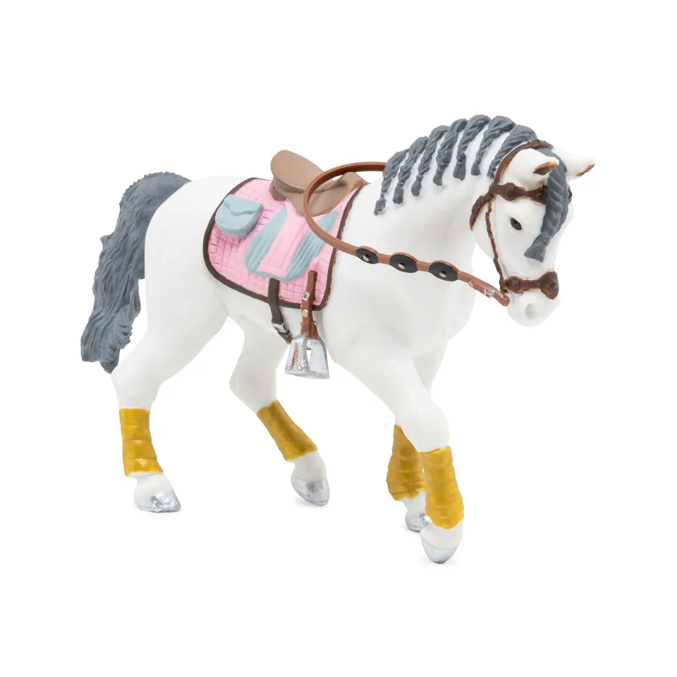 papo-horses-reitpferd-figur-geflochtene-m-hne image 1