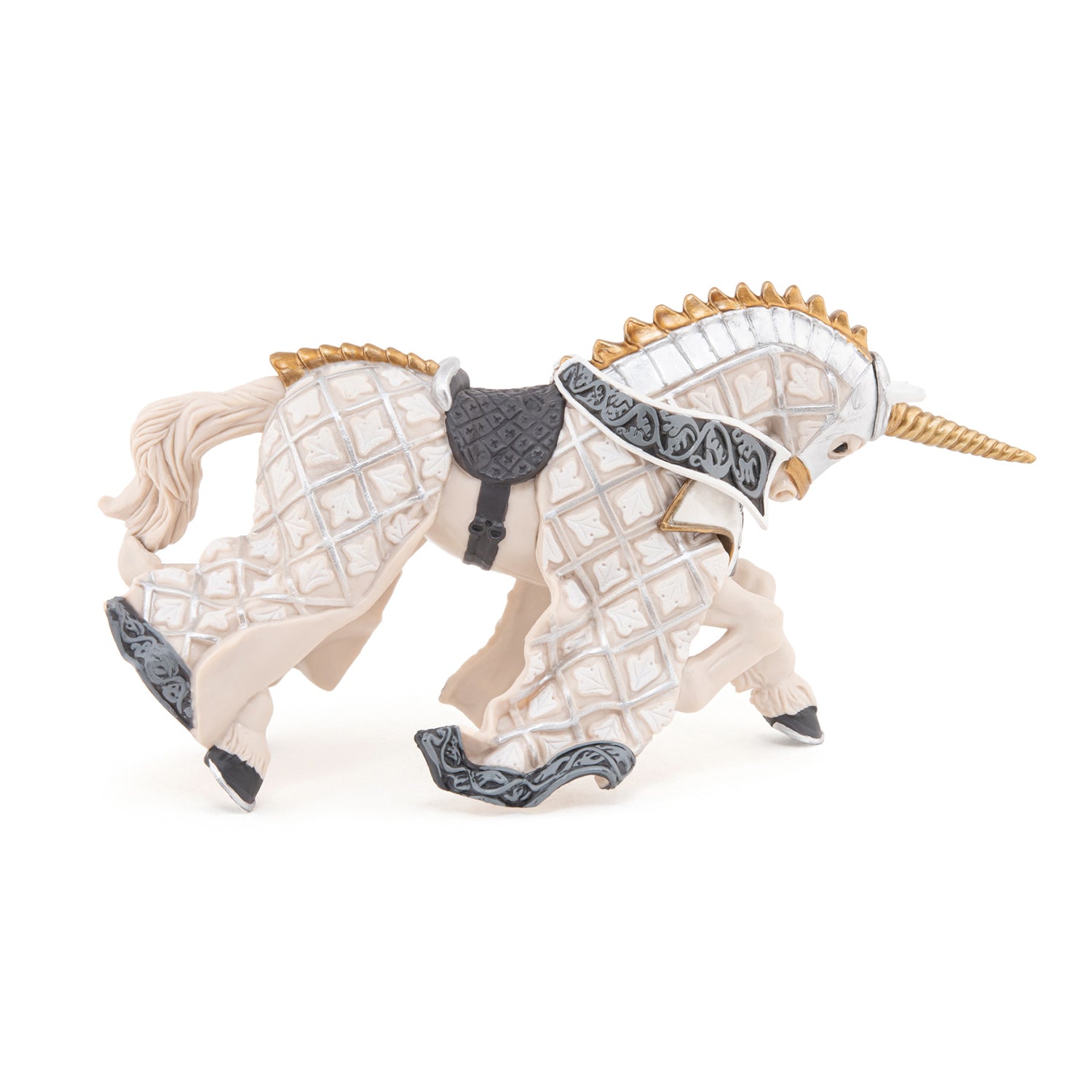 papo-medieval-waffenmeister-pferdefigur-einhornwappen-ritter image 3