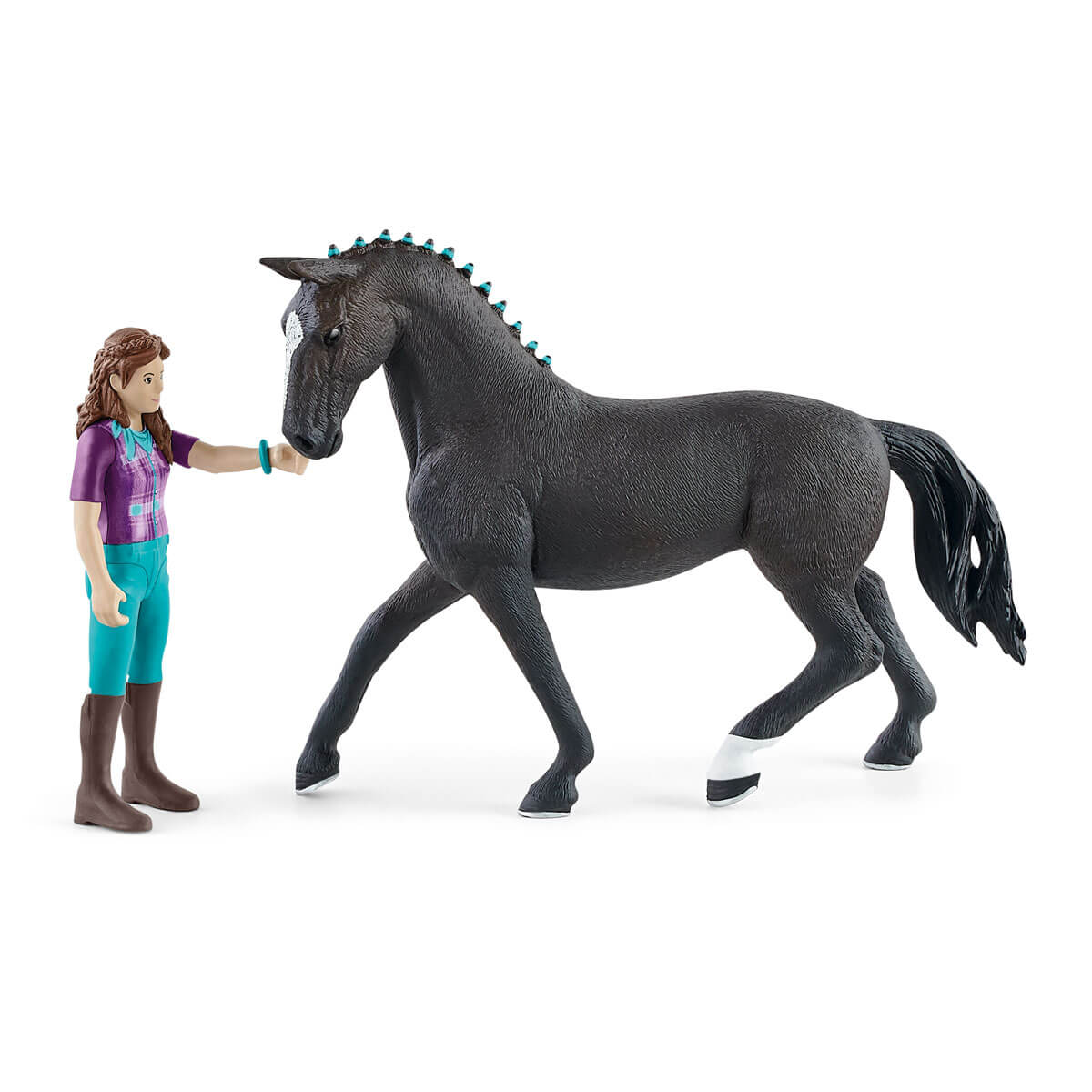 schleich-horse-club-lisa-storm-reiterfigur-hannoveraner-set image 2