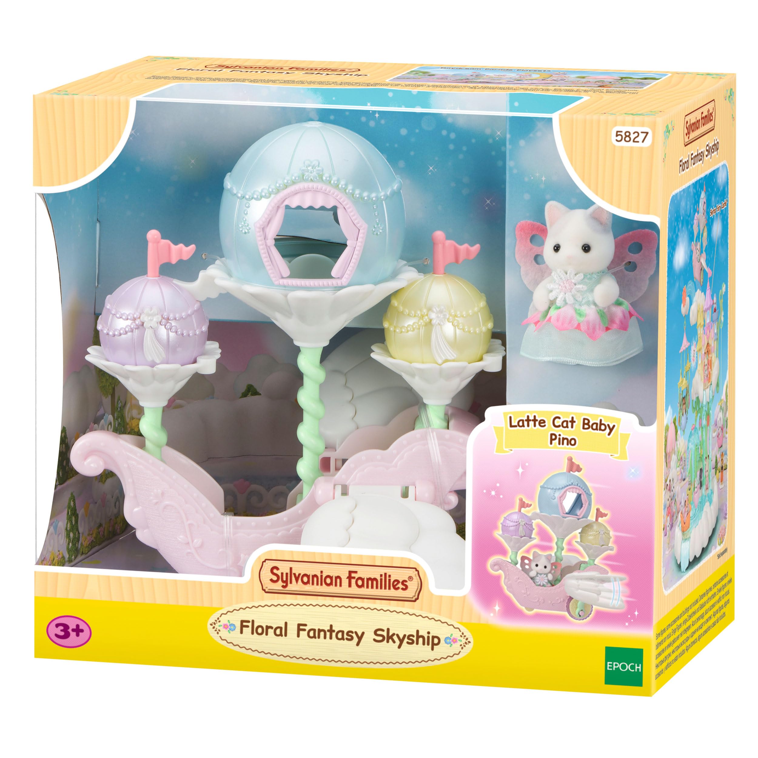 sylvanian-families-magical-baby-5827-ballonschiff-katzenfigur image 8