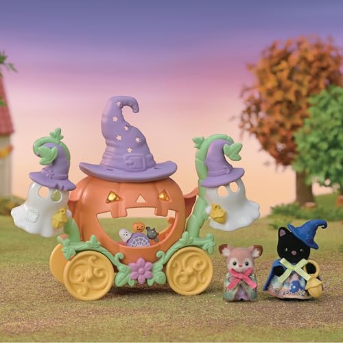sylvanian-families-fairytale-k-rbiskutsche-5869-mit-katze-reh image 8