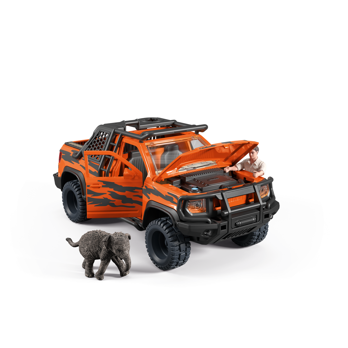 schleich-wild-life-42720-off-road-adventure-spielset-dschungel-elefant image 8