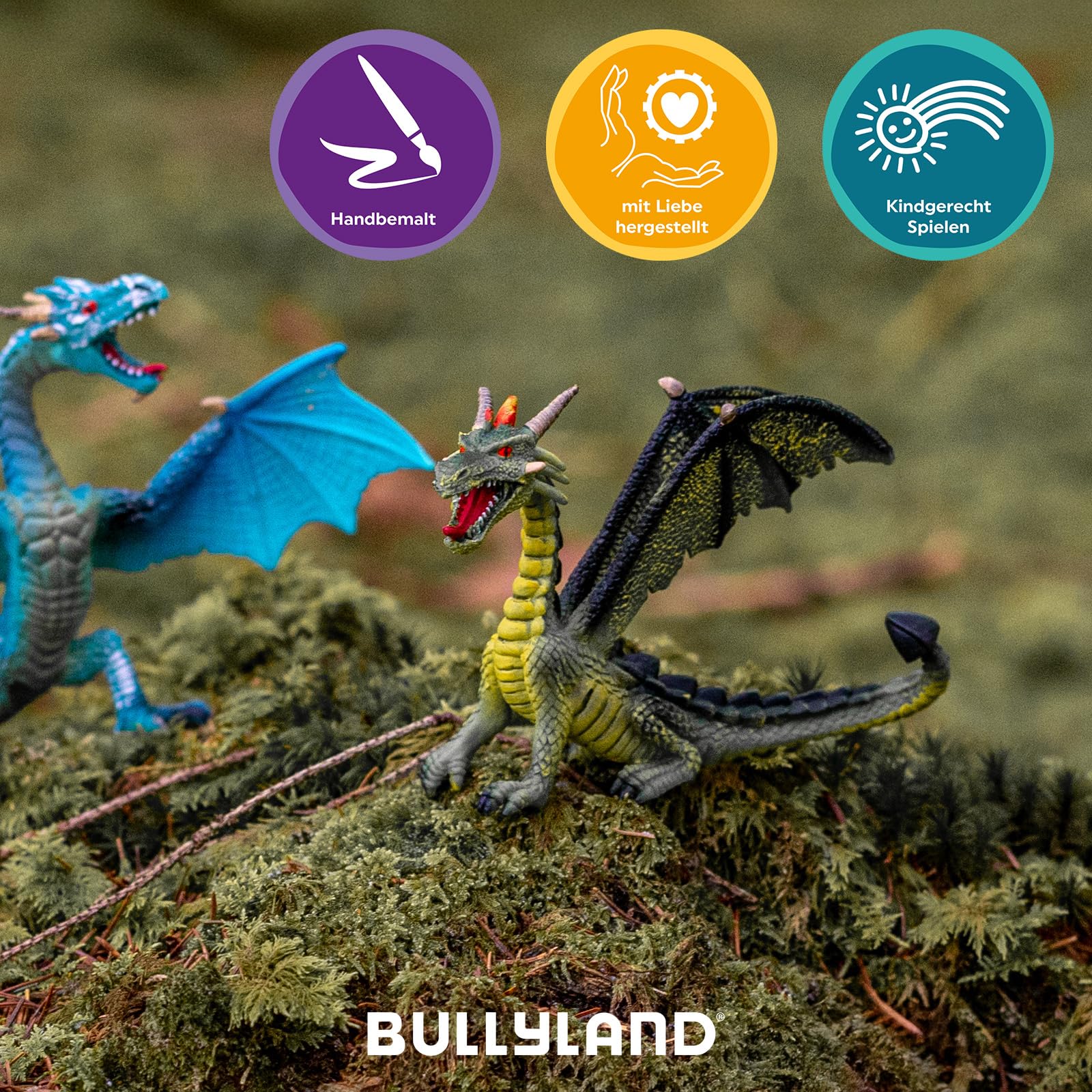 bullyland-75593-gr-ner-drache-spielfigur-pvc-frei-8-7-cm image 5