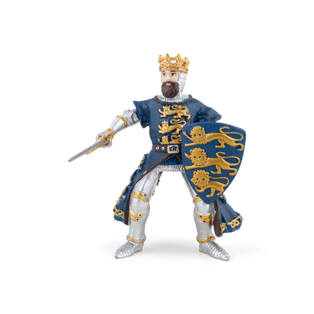 papo-medieval-k-nig-richard-blaue-ritter-figur image 1