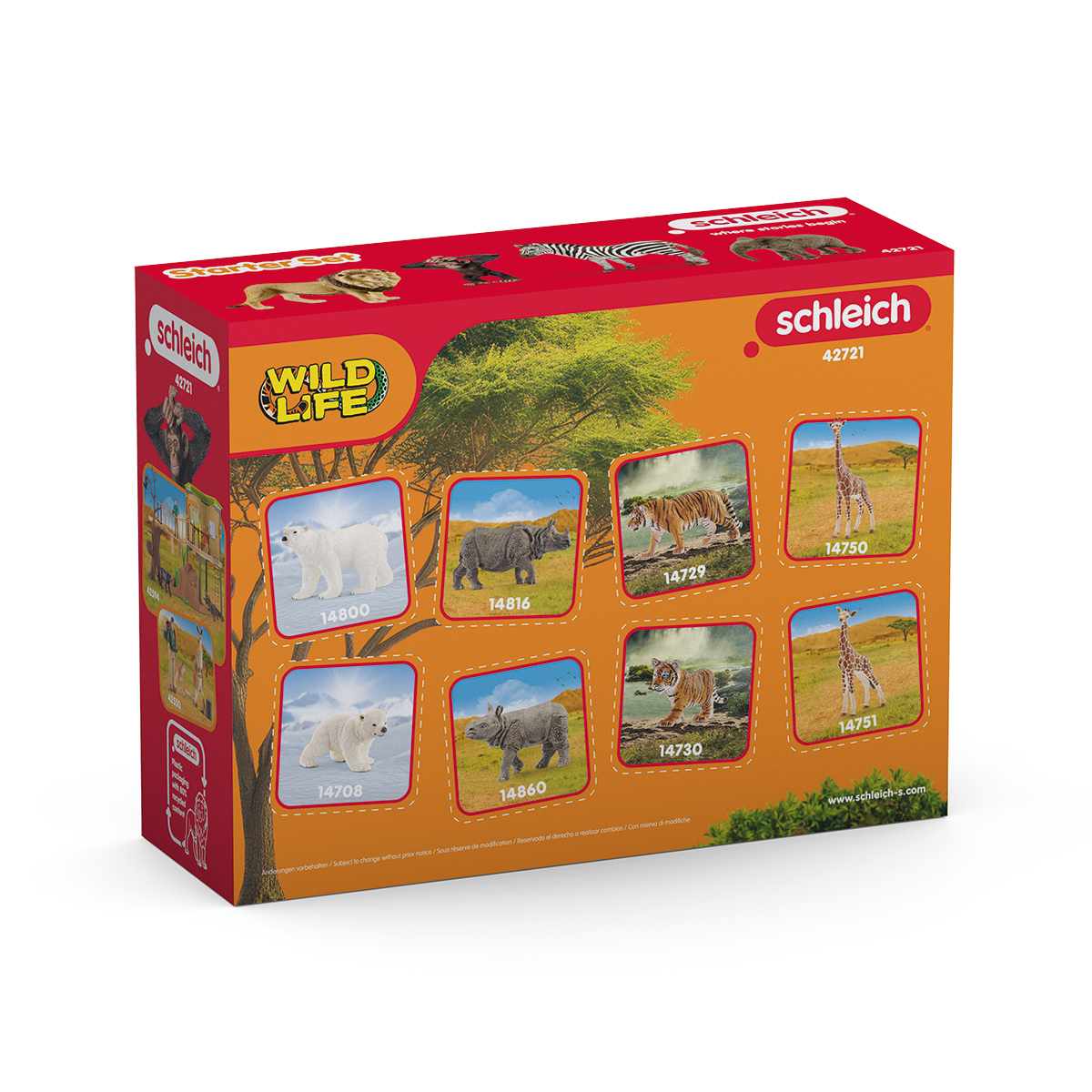 schleich-wild-life-afrika-starter-set-tierfiguren-42721-4-teilig image 5