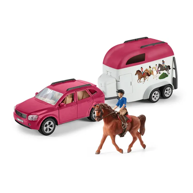 schleich-horse-club-72223-suv-mit-anh-nger-spielset image 1