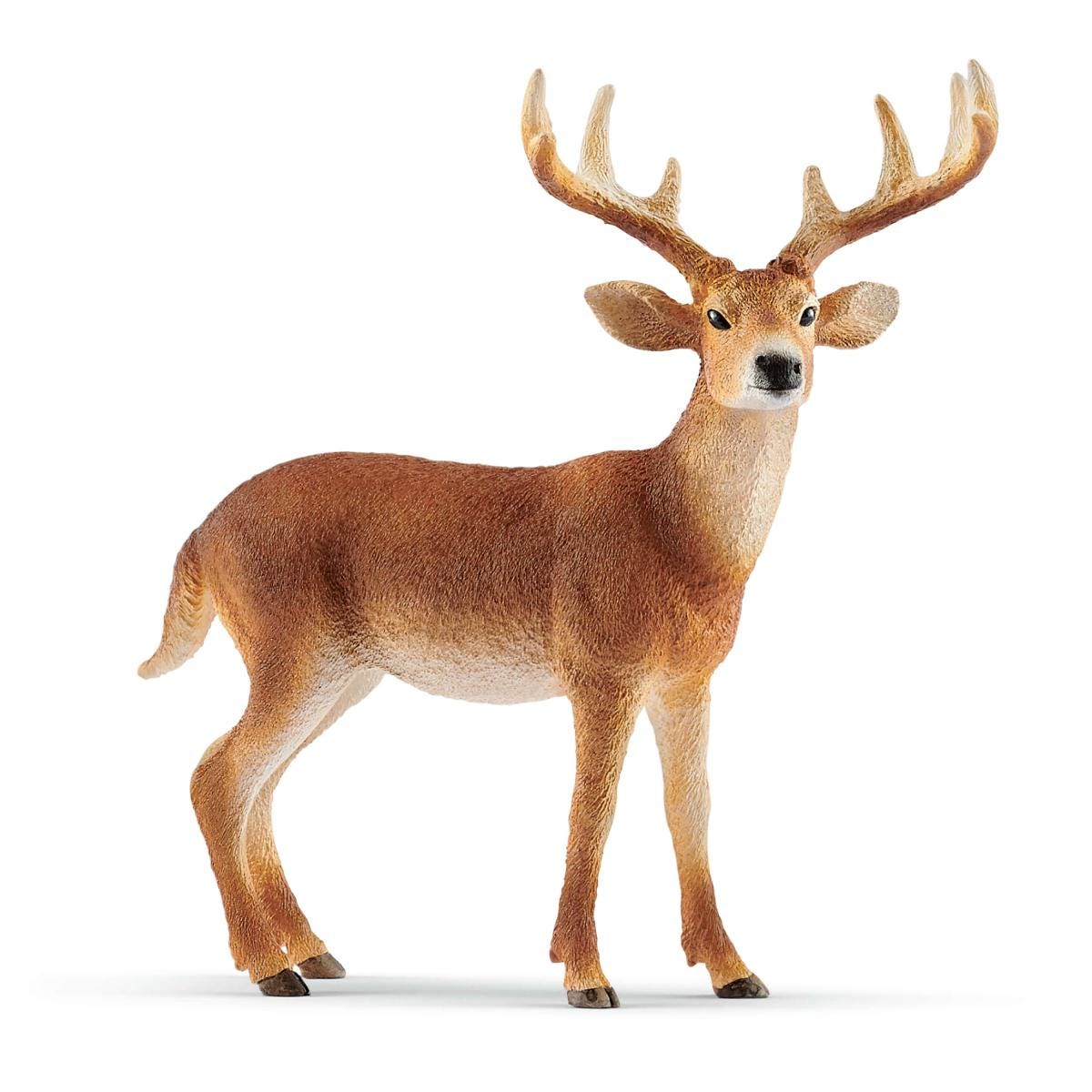 schleich-wild-life-virginiahirsch-hirsch-figur-mit-geweih image 1