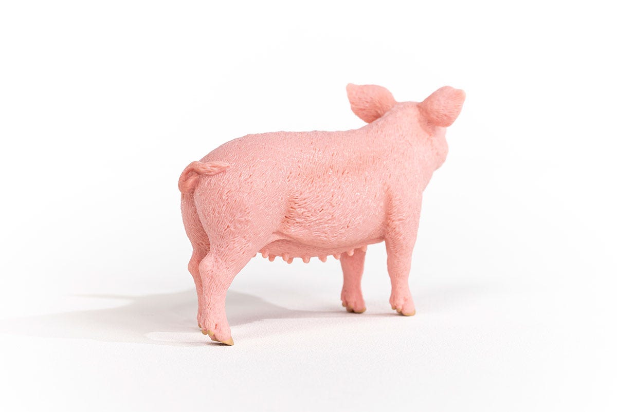 schleich-farm-world-schwein-13933-bauernhoftier-figur-rosa image 5