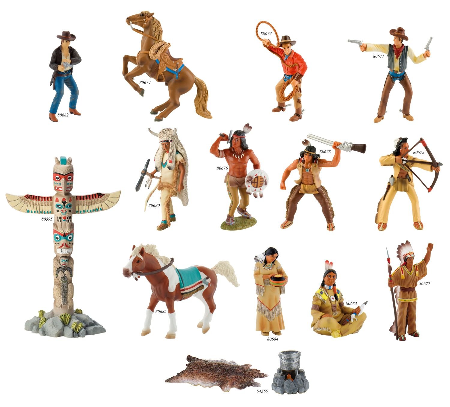 bullyland-80683-indianer-mit-beil-spielfigur-6-cm-western image 2