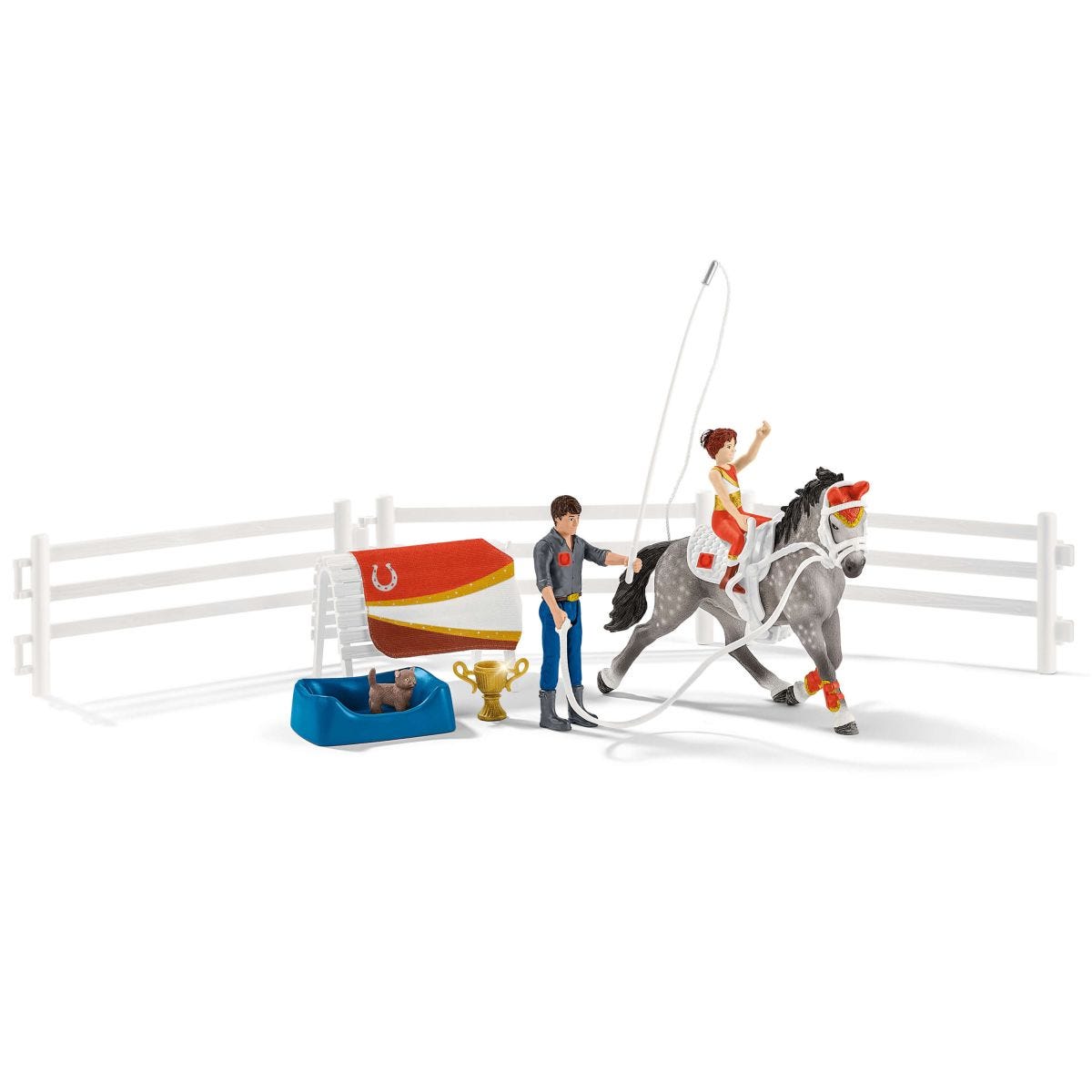 schleich-horse-club-mias-voltigier-reitset-spielset-42443-mit-pferd image 3