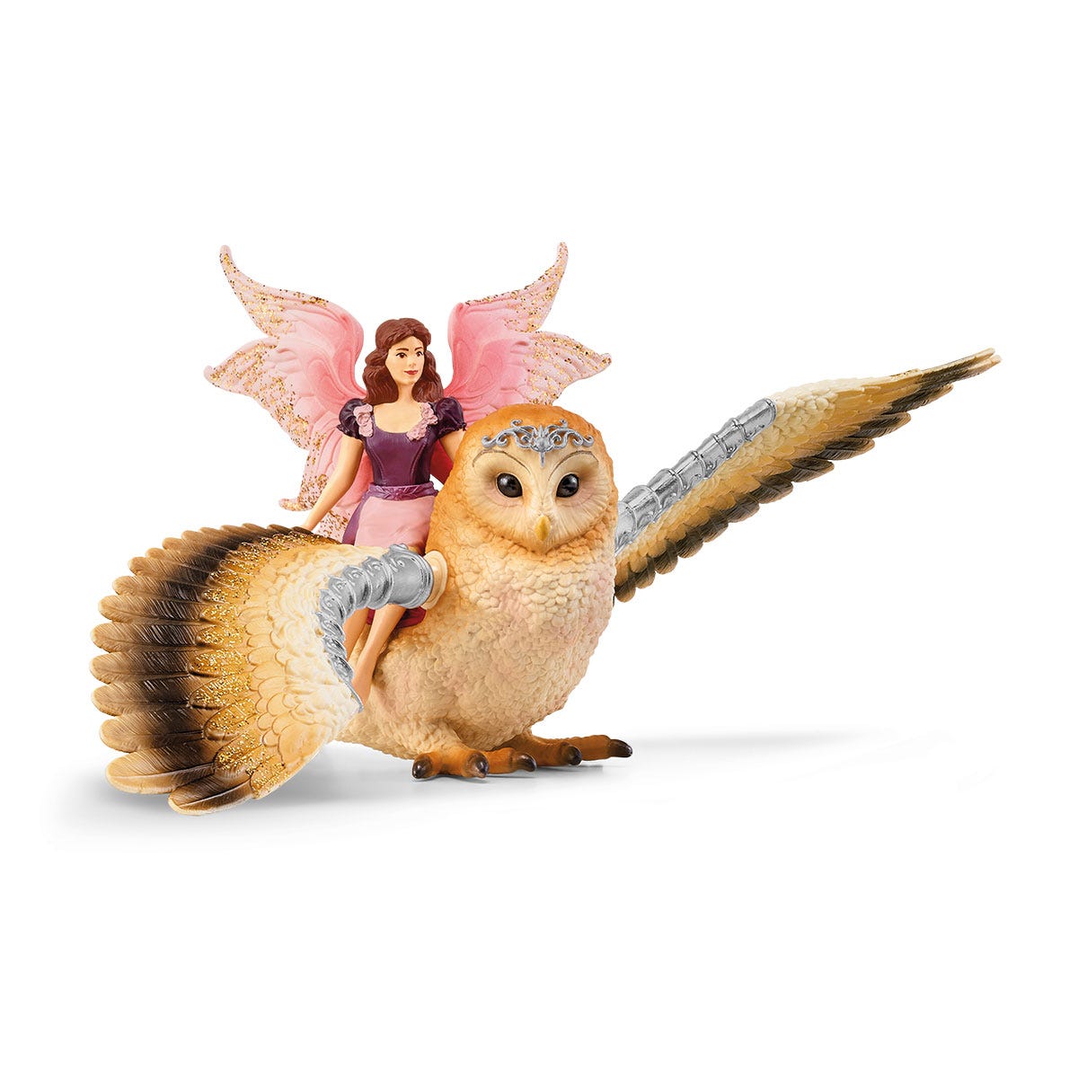 schleich-bayala-elfe-auf-glitzer-eule-figur-70789 image 5