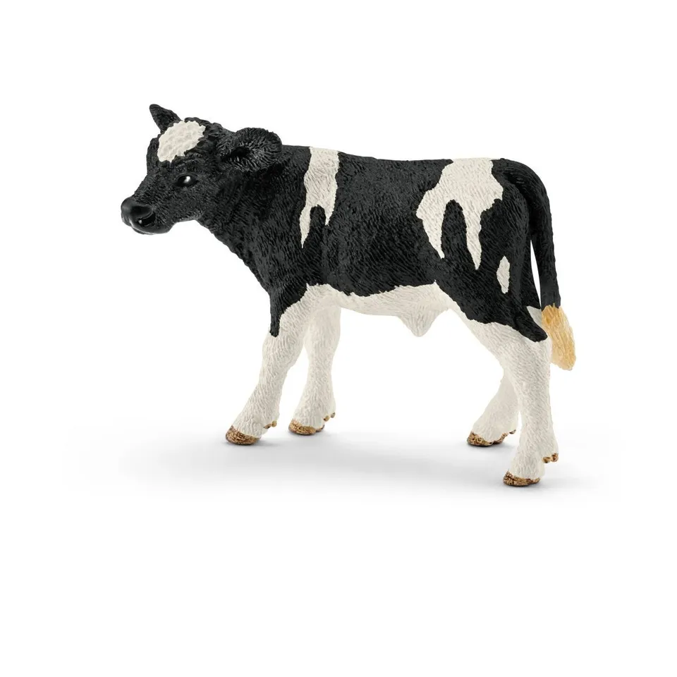 schleich-farm-world-kalb-schwarzbunt-tierfigur image 1