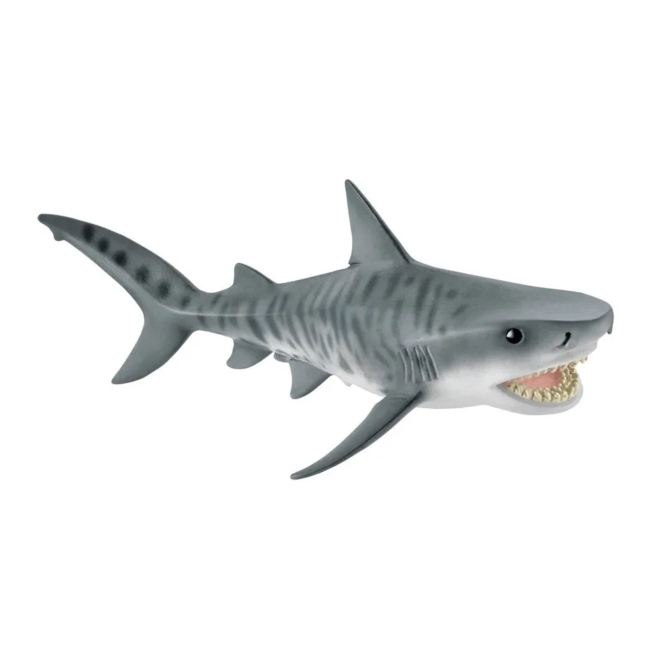 schleich-wild-life-tigerhai-figur-meerestier-handbemalt image 1
