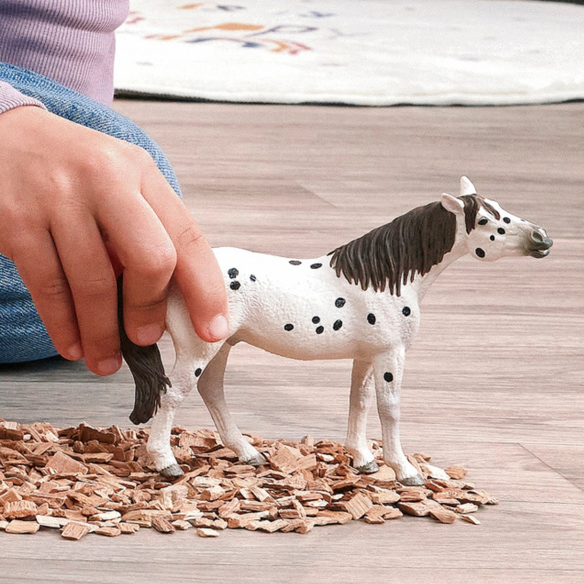 schleich-horse-club-knabstrupper-wallach-pferdefigur-14916 image 2