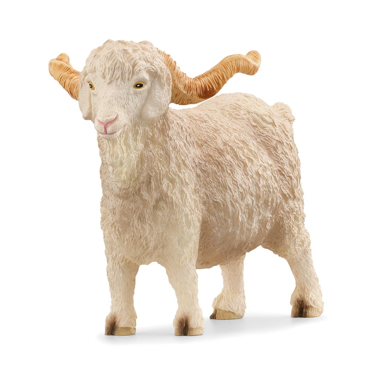 schleich-farm-world-angoraziegenbock-13970-ziegenfigur-h-rner image 1