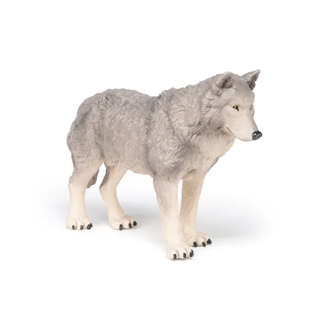 papo-large-figurines-wolf-gro-e-wolfsfigur-grauwolf image 1