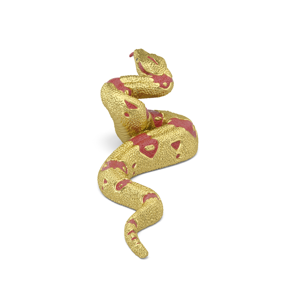 schleich-wild-life-mondneujahr-schlange-72275-sammlerfigur-gold image 4