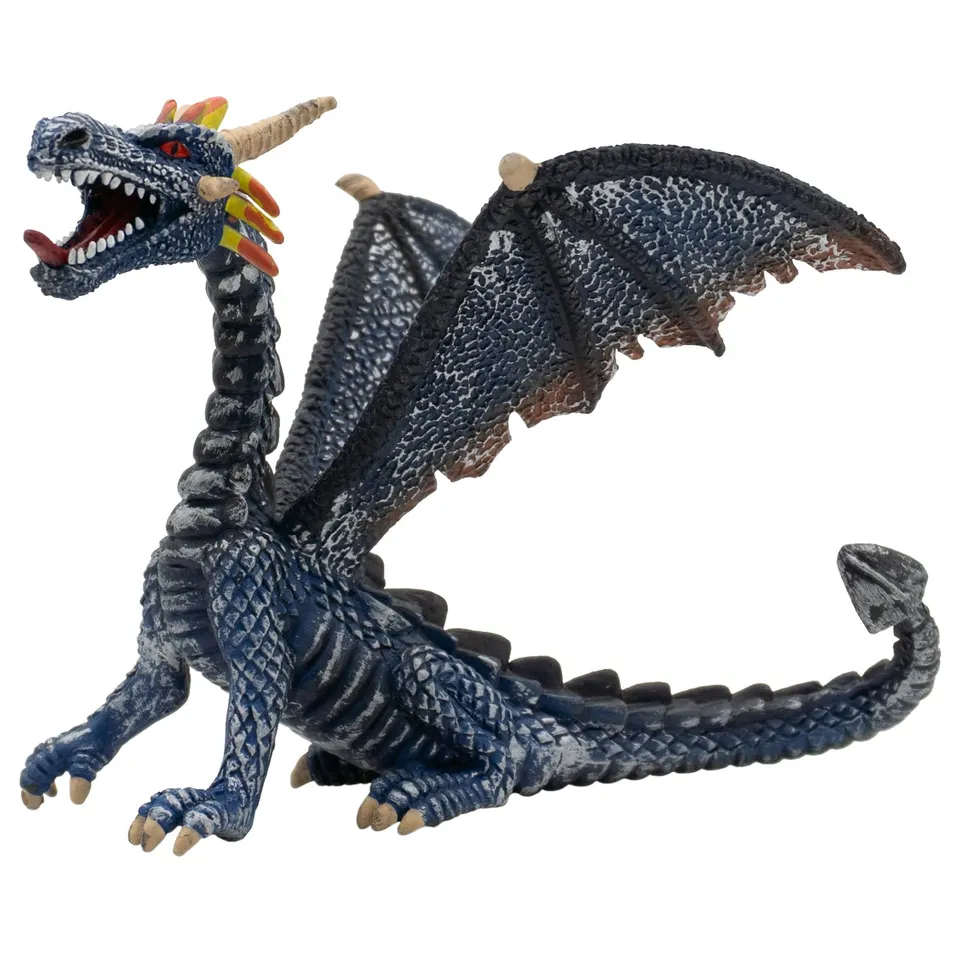 bullyland-enchanted-forest-drache-sitzend-blau-spielfigur-75594 image 1