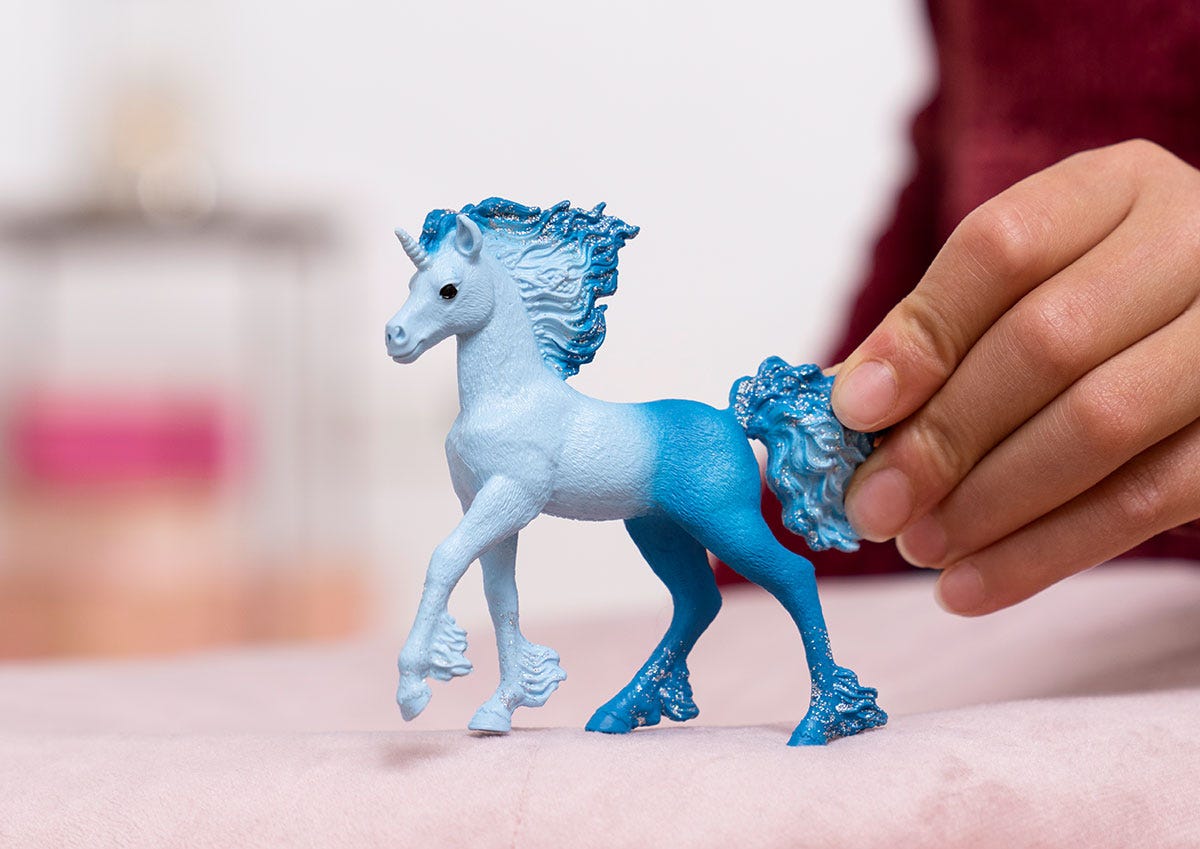 schleich-bayala-70758-wasserflammeneinhorn-fohlen-figur image 2