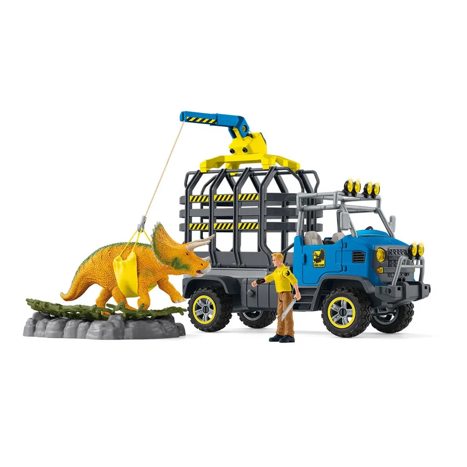 schleich-dinosaurs-dinosaurier-truck-mission-42565-spielset image 1