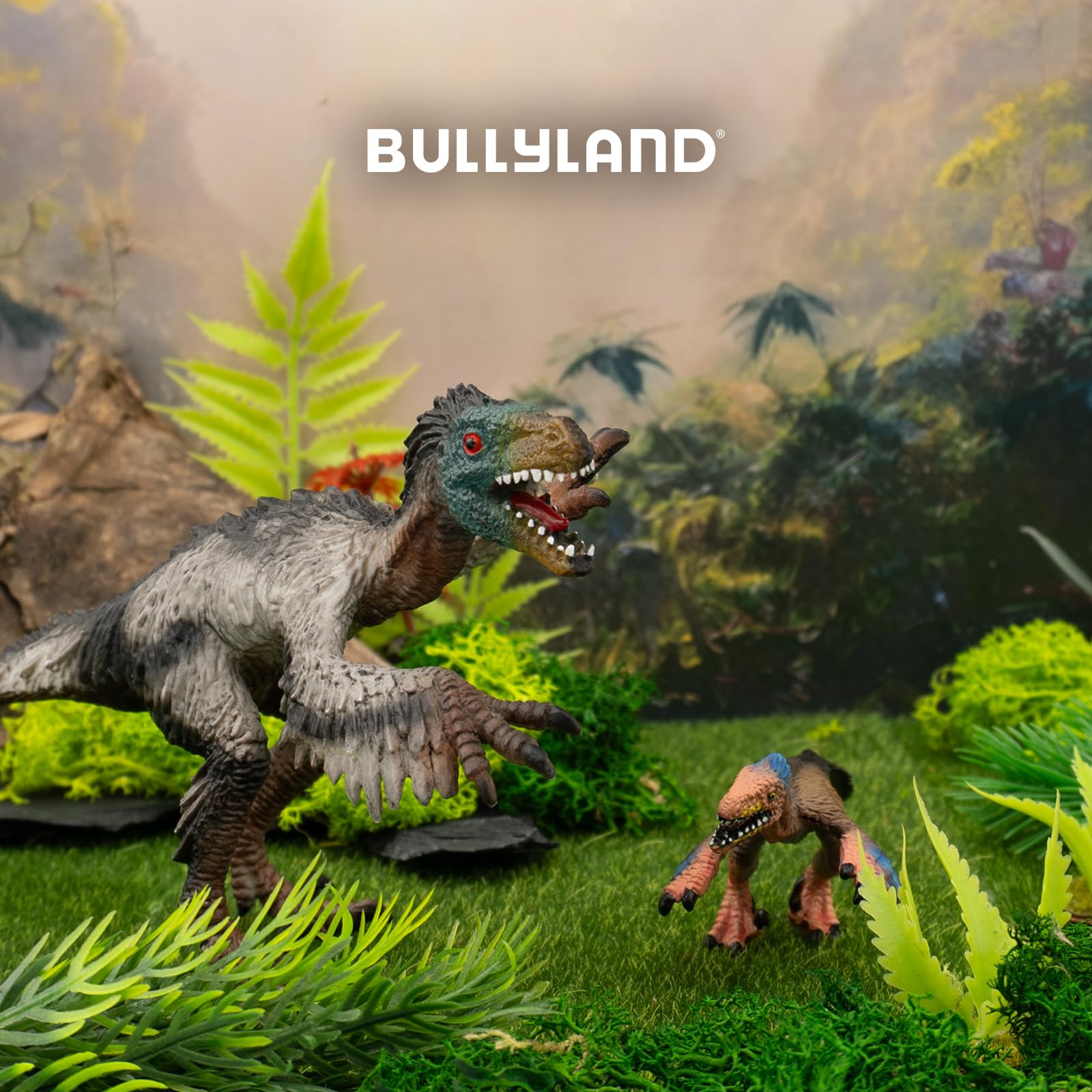 bullyland-dinopark-velociraptor-61312-spielfigur-10-cm-handbemalt image 3
