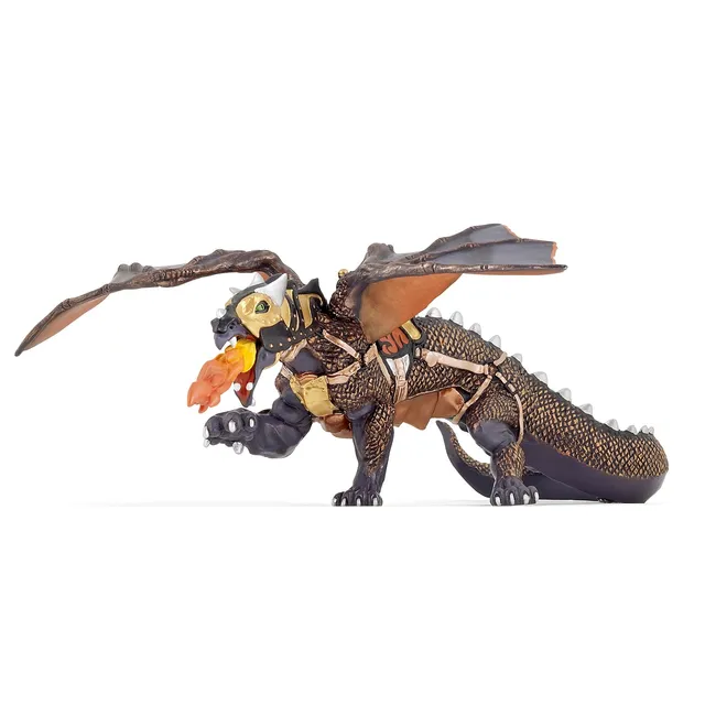 papo-fantasy-dunkler-drache-figur-fabeltier-schwarz image 1