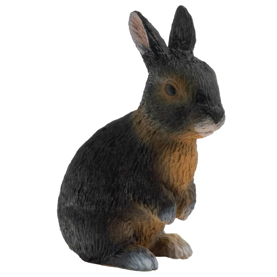 bullyland-pets-kaninchen-64612-figur-5-cm-schwarz image 1