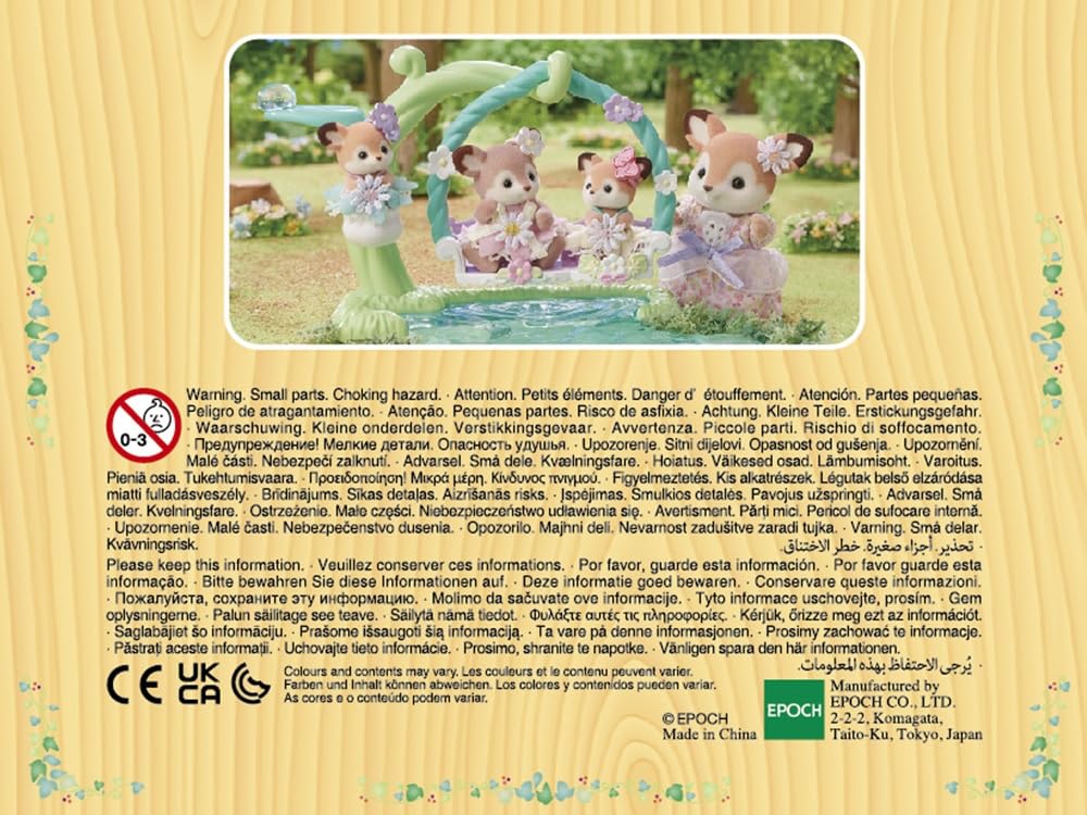 sylvanian-families-blooming-baby-5801-reh-babys-blumenschaukel-spielset image 3
