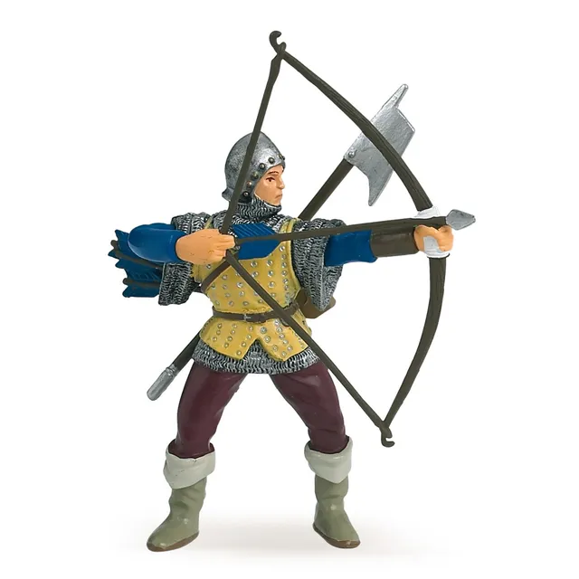 papo-medieval-bogensch-tze-blaue-ritter-figur-soldat image 1