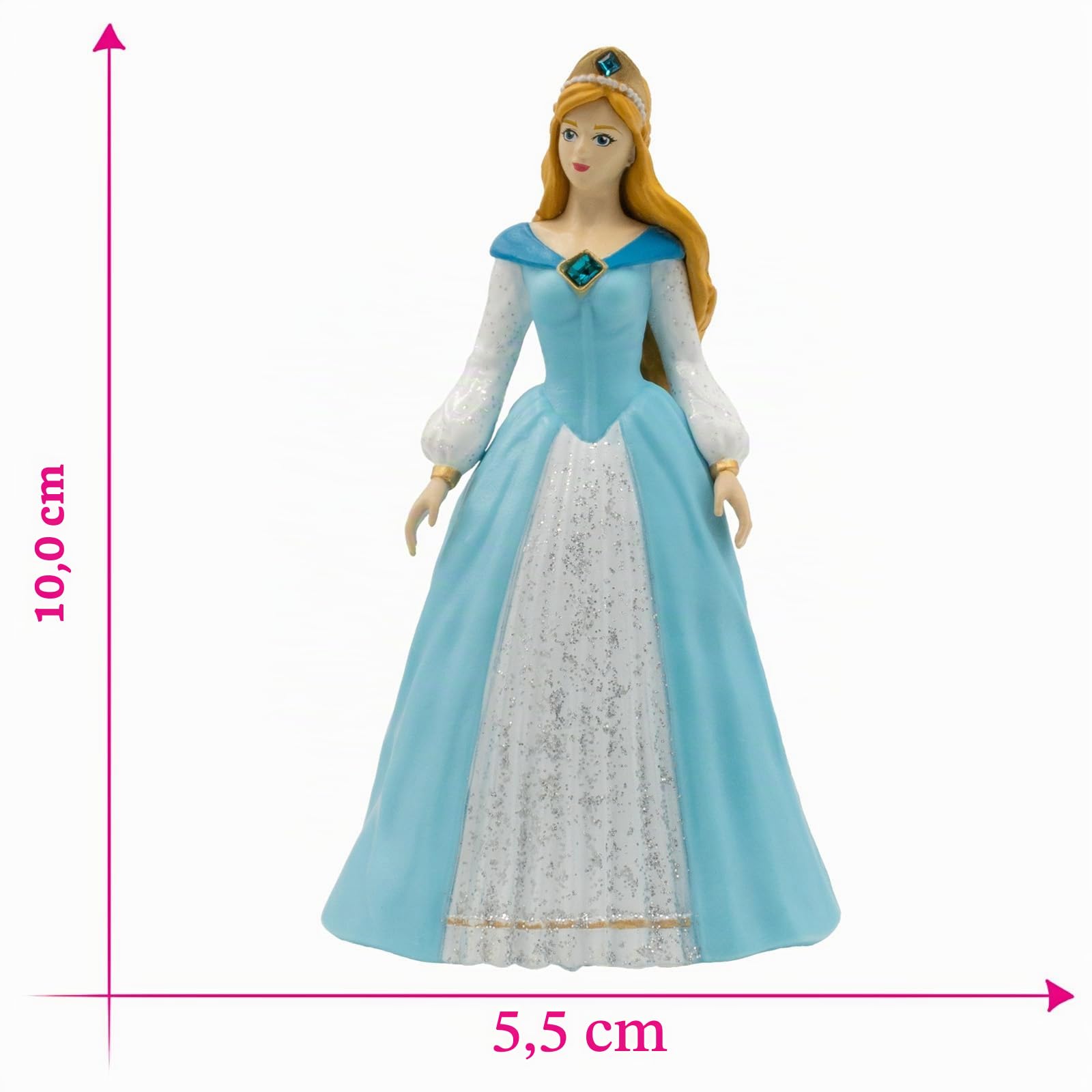 bullyland-prinzessin-myra-80755-spielfigur-ballkleid-blau image 2