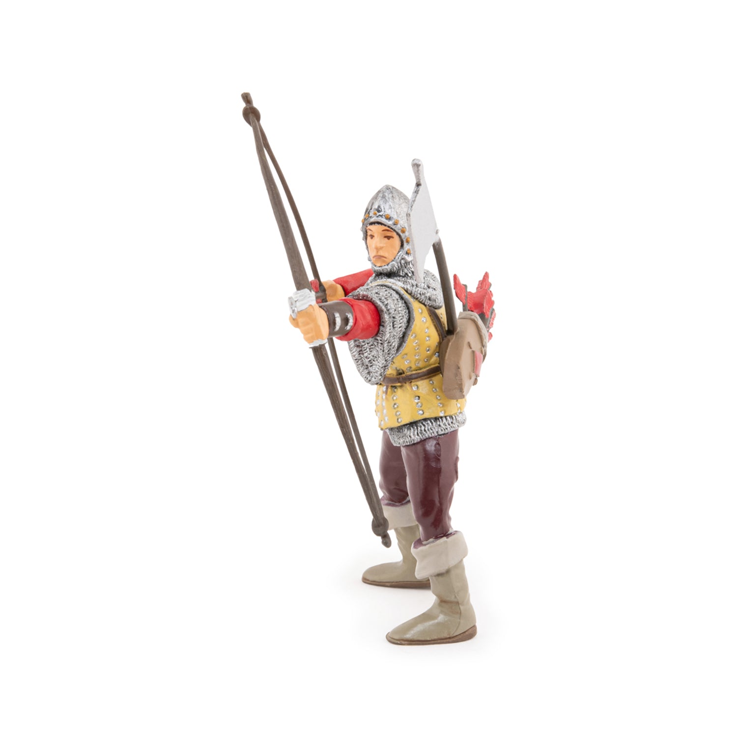 papo-medieval-roter-bogensch-tze-ritterfigur-mittelalter image 2