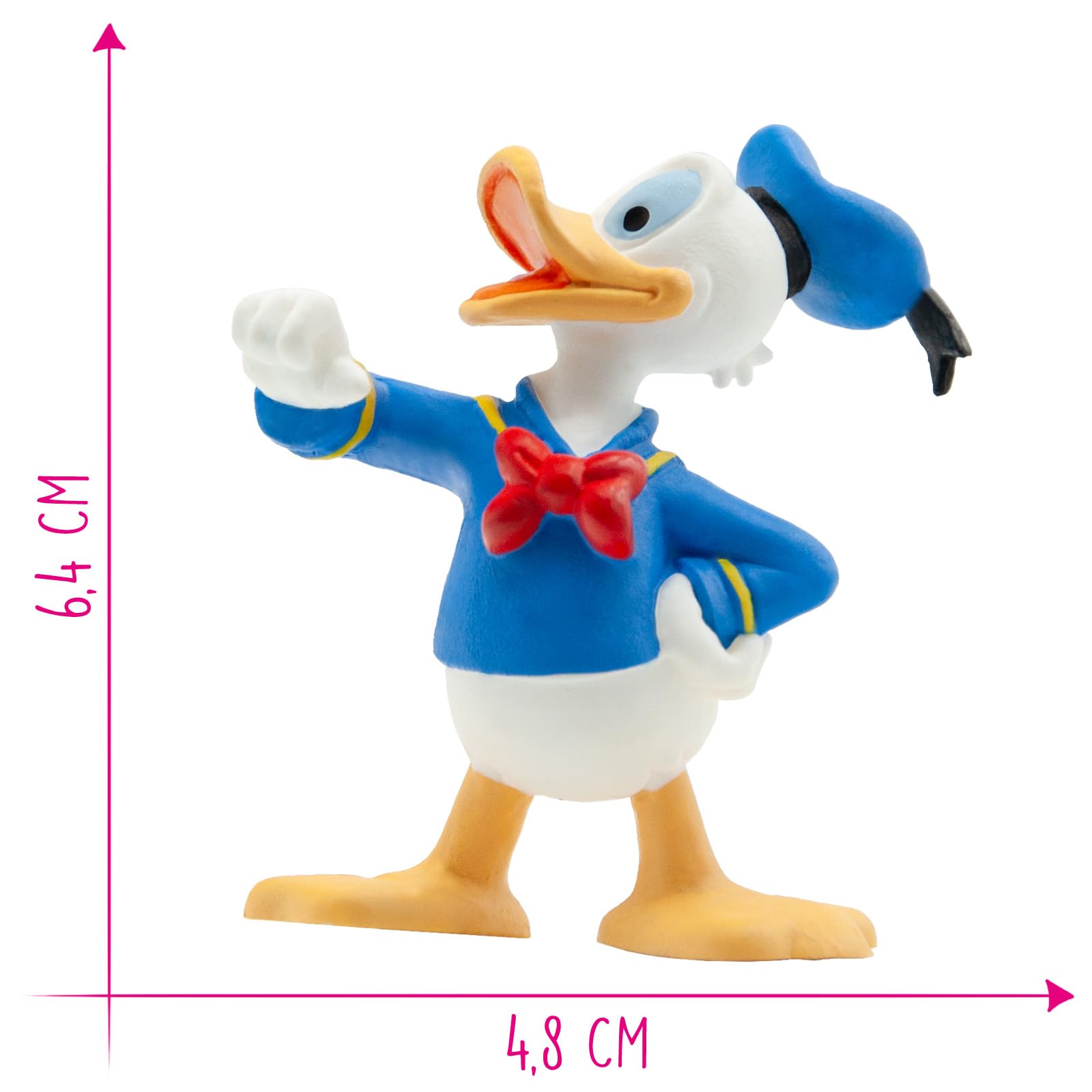 bullyland-disney-15345-donald-duck-spielfigur-6-4-cm-handbemalt image 2