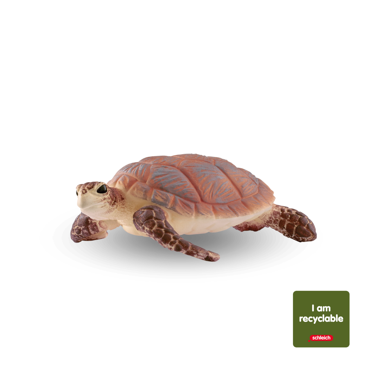 schleich-wild-life-echte-karettschildkr-te-spielfigur-14944 image 1