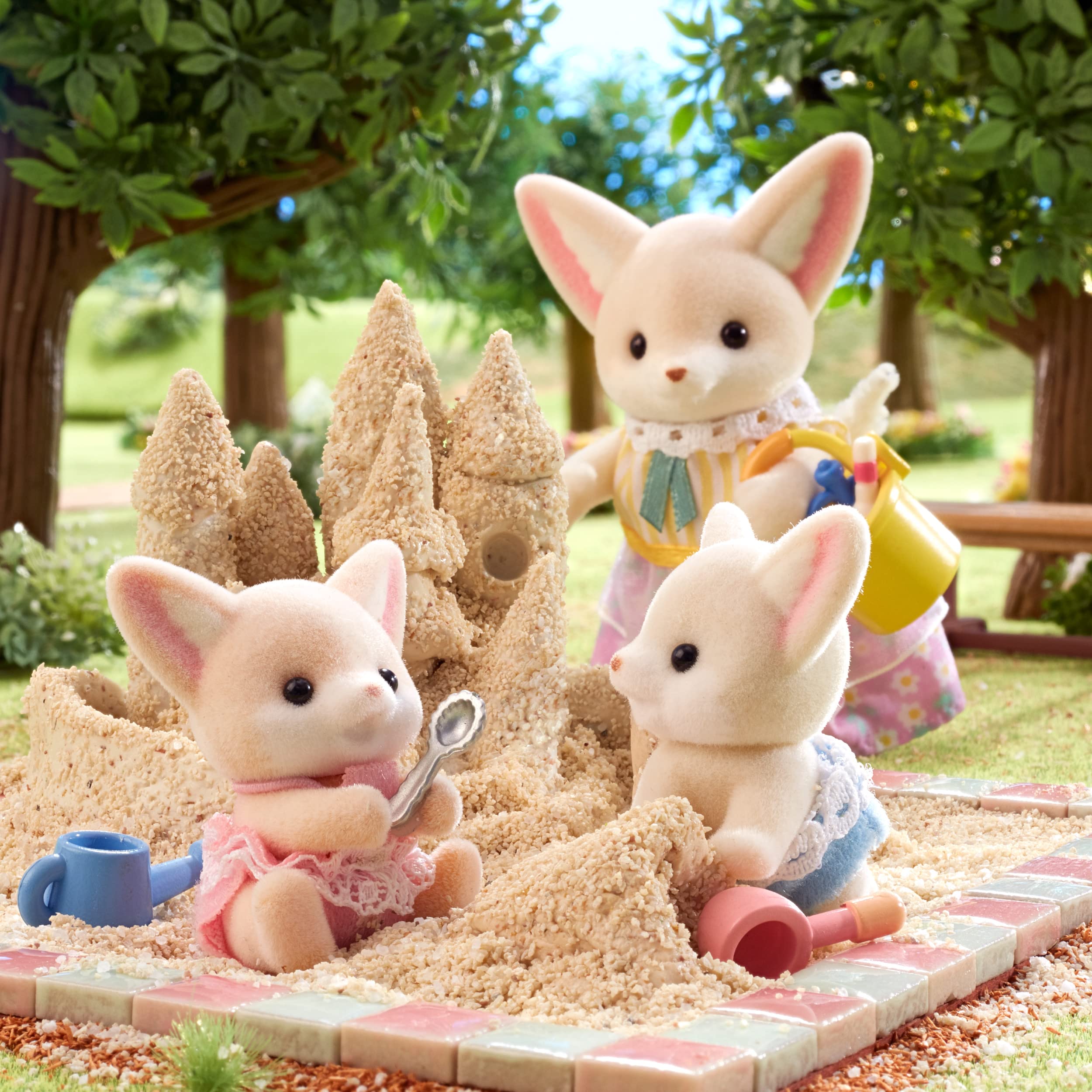 sylvanian-families-baby-collection-5697-w-stenfuchs-zwillinge-figuren-mit-auto image 2