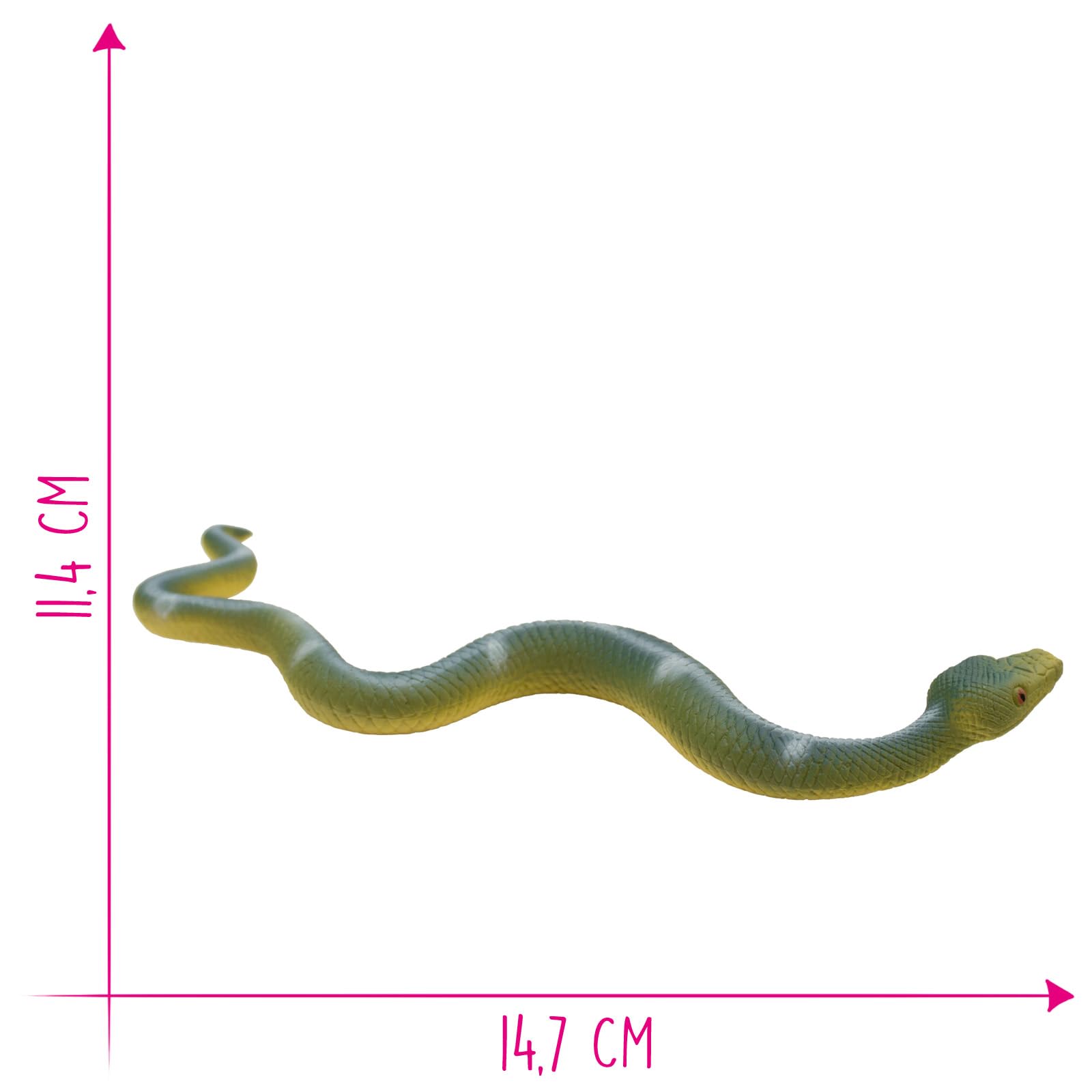 bullyland-crawlers-boa-tierfigur-68482-14-7-cm-pvc-frei image 2