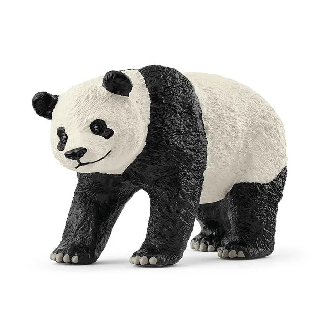 schleich-wild-life-gro-er-panda-b-renfigur-schwarz-wei image 1