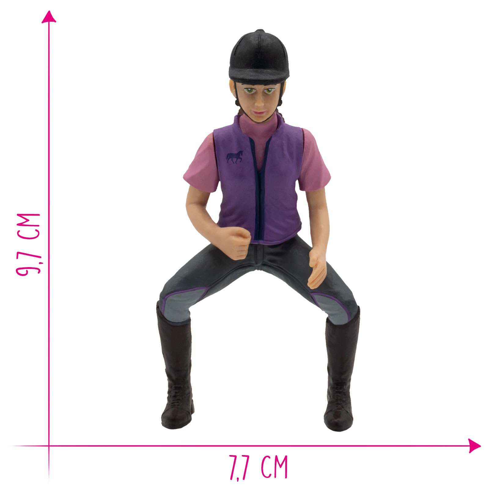 bullyland-paddock-62728-reiterin-julia-spielfigur-bewegliche-arme image 2
