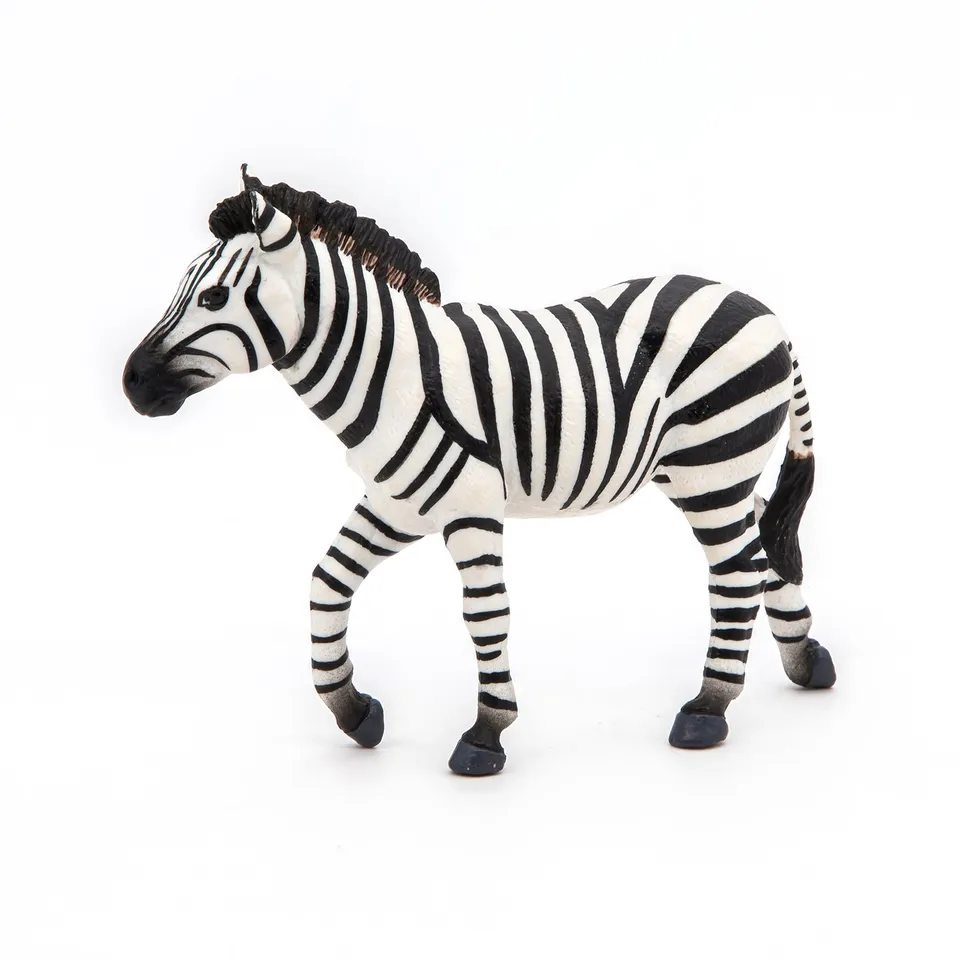 papo-wildlife-zebra-m-nnlich-tierfigur-savanne image 1