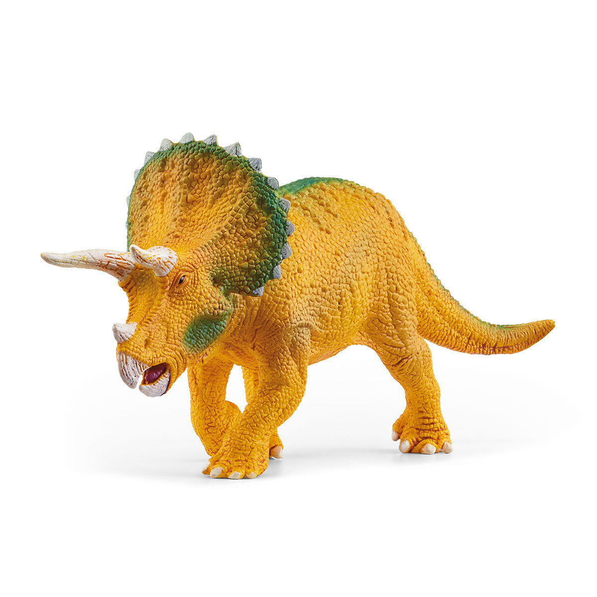 schleich-dinosaurs-72259-triceratops-gelb-dino-figur image 1