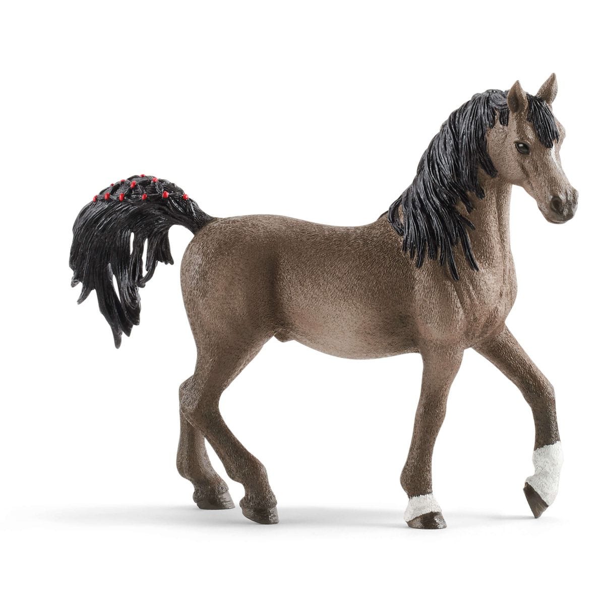 schleich-horse-club-araber-hengst-13907-pferdefigur-braun image 1