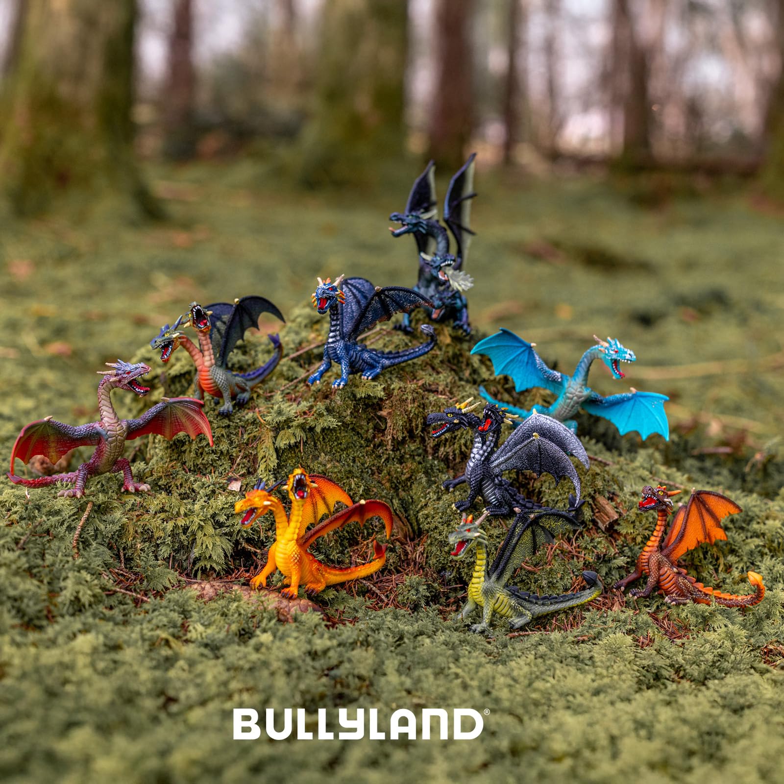bullyland-zauberwald-walddrache-fafnir-figur-61505-gr-n image 6