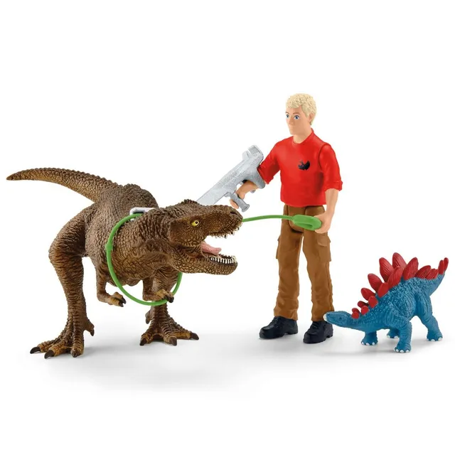 schleich-dinosaurs-41465-tyrannosaurus-rex-angriff-figur image 1