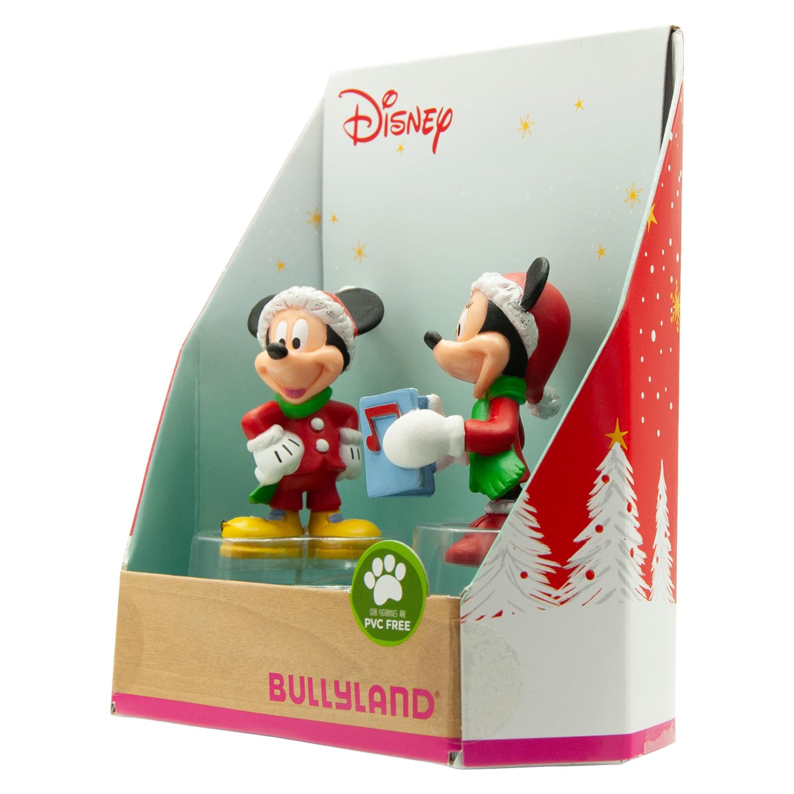 bullyland-disney-15074-spielfiguren-set-mickey-minnie-weihnachten image 3