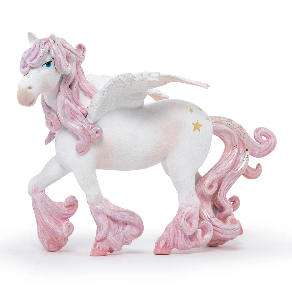 papo-enchanted-world-pegasus-figur-rosa-m-hne image 1