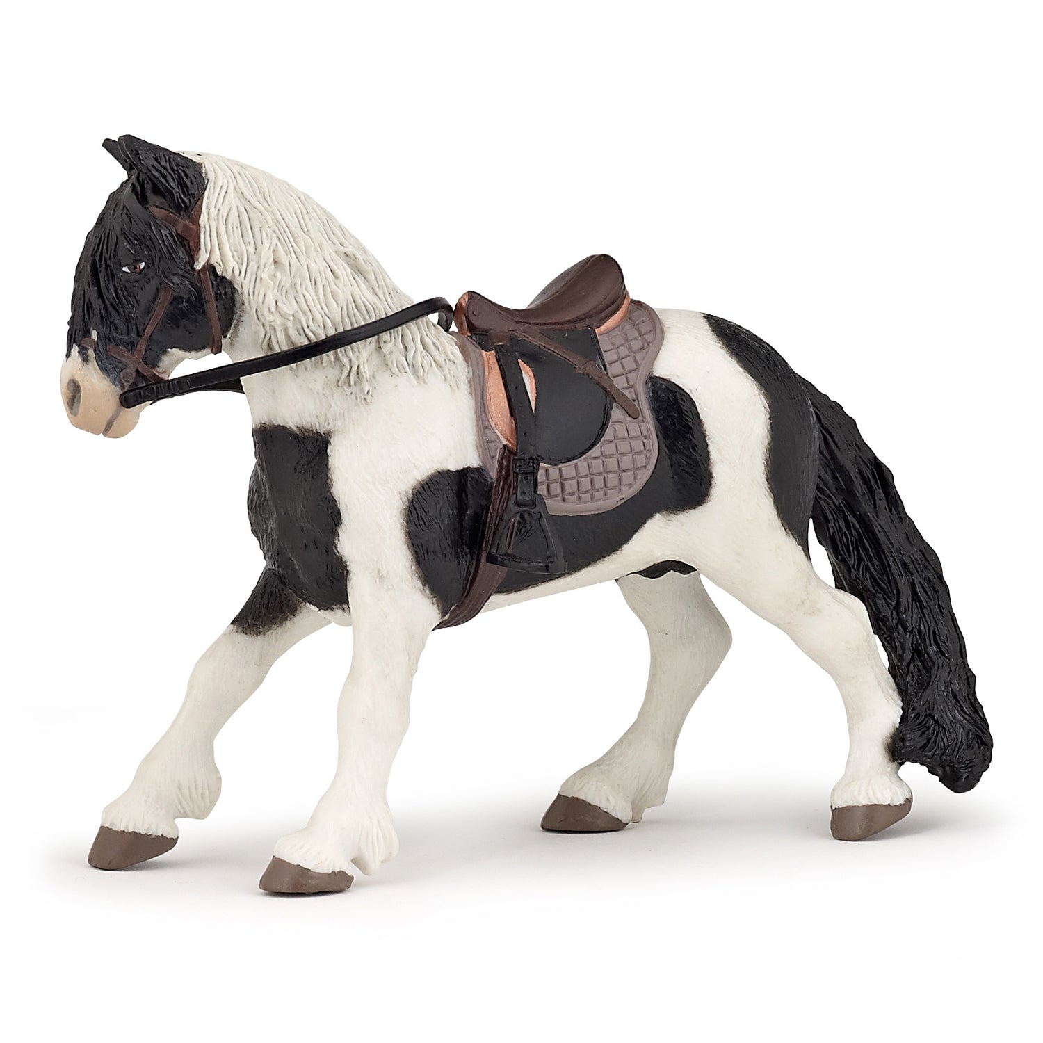 papo-horses-pony-mit-sattel-figur-schulpony image 1
