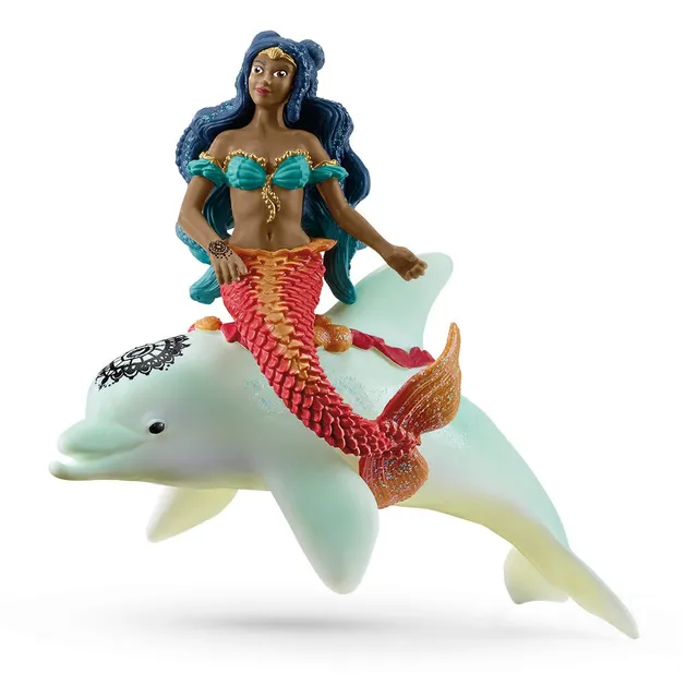 schleich-bayala-70719-isabelle-auf-delfin-meerjungfrau-figur image 1